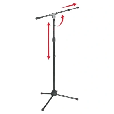 Image de Gator Frameworks GFW MIC 2020 stand tripode pour micro perche télescopique