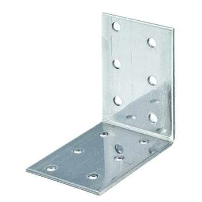 Image de Alberts 851811 Équerre multi trous acier inoxydable 60 x 40 mm kit de 10
