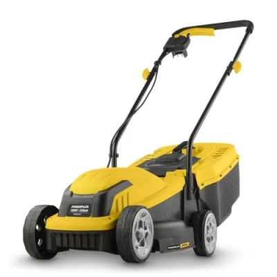 Image de Tondeuse à gazon électrique POWERPLUS POWEG62205 1300 W 320 mm Ø Avec ramassage et éjection arrière