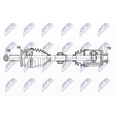 Image de Essieu moteur NTY NPW HY 575