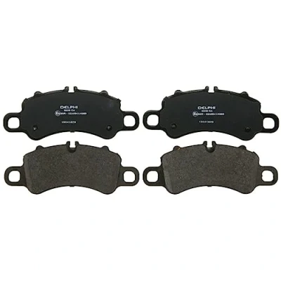 Image de DELPHI LP3308 Jeu de plaquettes frein préparé pour indicateur d&#039;usure avec tôle anti bruit sans accessoires PORSCHE: 911 Coupe, 718 Cayman Coupe