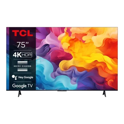 Image de TCL TV 75V6B 4K HDR 75’’ avec Google et système sonore Dolby Audio, Compatible l’Assistant Alexa