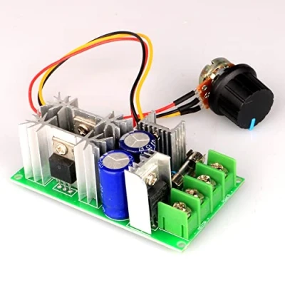 Image de Gebildet Ensemble de Contrôleur Moteur à Courant Continu 12V 24V 36V 48V/20A, Module d&#039;entraînement Haute Puissance Vitesse Réglable PWM Interrupteur Régulation Ultra Petit Gradateur LED