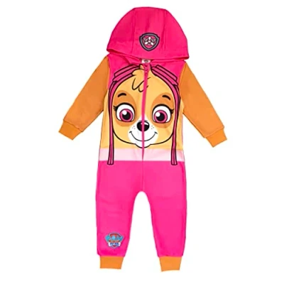 Image de Paw Patrol Skye Combinaison à capuche pour fille Rose 18 mois 6 ans, Skye., 3 ans