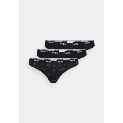 Image de PUMA Women&#039;s Strings (3 Pack), Vêtements, Noir Combo, L