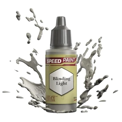 Image de The Army Painter Speedpaint Blinding Light 2.0, Peinture Acrylique Unique 18ml Solution De à Une Couche Pour Figurines Comme Warhammer 40k et Dungeons and Dragons.