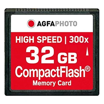 Image de Carte mémoire CompactFlash CF AGFA PHOTO 10435 32 Go Jusqu&#039;à 20 Mo/s 35 233x