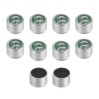 Image de NA 9767 62dB Microphone Electret Micro 9,7mm x 7mm Condensateur Cylindrique MIC avec Joint à Souder pour PCB 10 Pcs