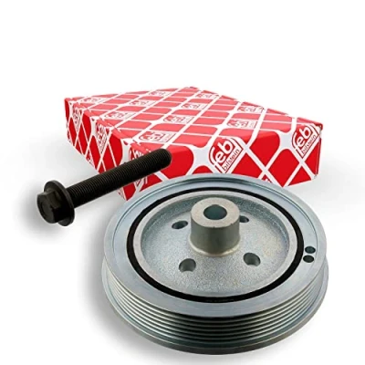 Image de febi BILSTEIN 34847 Poulie Damper 6PK 146 5 avec vis, pour vilebrequin Plus FORD: Transit Connect Mk1 Van, Focus 2, 3/5 portes