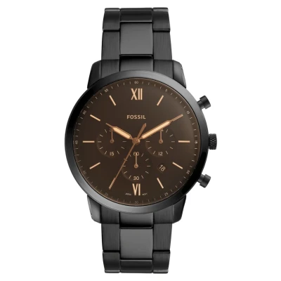 Image de Fossil Neutra Montre à aiguilles, Homme, Taille: One Size, Black
