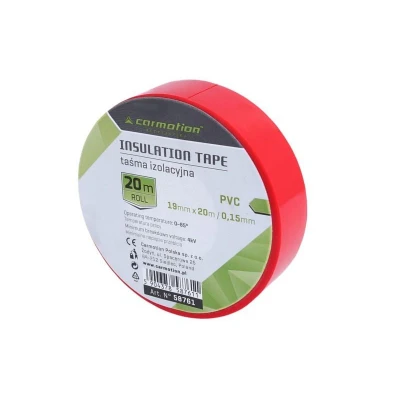 Image de Taśma izolacyjna PVC 0,15 mm x 19 20 m, czerwona, 1 szt.