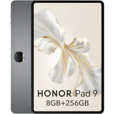 Image de HONOR Pad 9 8Go 256Go Tablette, 12.1 Pouces 120Hz 2.5K Fullview Display, Snapdragon 6 Gen 1, 8 Haut parleurs, Metal Body, Android 13, Google Service WiFi Tablet, Gris
