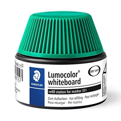 Image de Lumocolor 488 51 Flacon Recharge 30 ml Pour Marqueurs Effaçables À Sec Vert