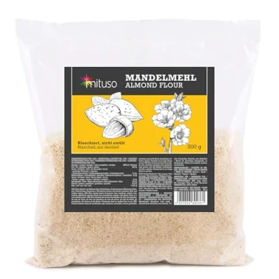 Image de MeaVita Farine d&#039;Amande Naturelle dans un Sachet Pratique Blanchie 500 g