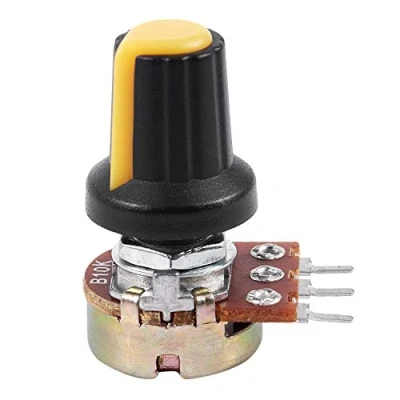 Image de SVRITE 5pcs 10K OHM 3 Terminal Linear Taper Audio Type B Potentiometre