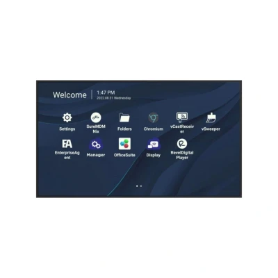 Image de Viewsonic CDE8630 panneau d&#039;affichage Mur Noir Neuf