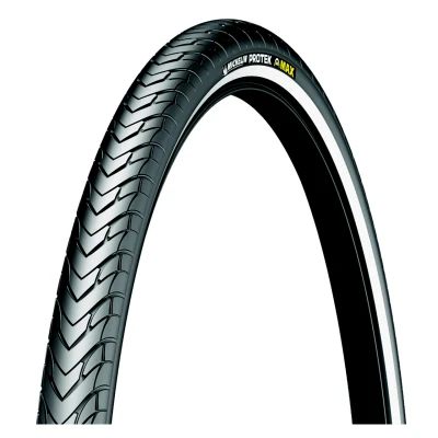 Image de Michelin Protek Max Rigide Copertone Unisex Adulto, Nero/Reflex, 700x40