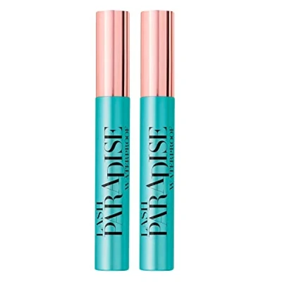 Image de 2 x L&#039;Oréal Paris Lash Paradise Waterproof Mascara Volumisant et Extensible Formule Yeux Sensibles Couleur Noir