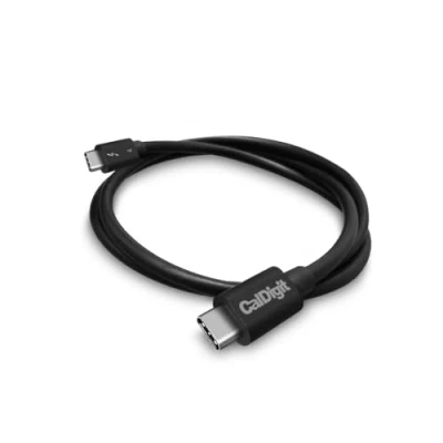 Image de Câble CalDigit Thunderbolt 4 5A [certifié Intel] 4/USB (0,8 m) 40 Gbit/s, 100 W, 20 V, [TB4 P08B 540]