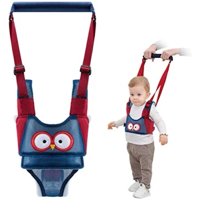 Image de Felly Aide à la Marche Bébé, Ajustable Harnais Enfants, Double Usage sûr de Sécurité pour Tout petits, Détachables Entrejambe et Bavette Bebe Protection Ceinture
