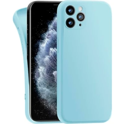 Image de MyGadget Coque Compatible avec Apple iPhone 11 Pro Case TPU Souple &amp; Soft Cover Protection Extra Fine Légère Étui Coloré Anti Choc et Rayures Bleu Clair