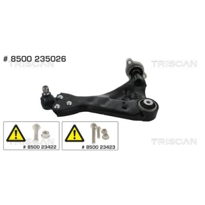 Image de TRISCAN 8500 235026 Bras de suspension avec rotule suspension, support en caoutchouc barre oscillant transversal 22, 17
