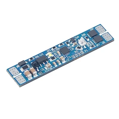 Image de Interrupteur de capteur proximité pour profil aluminium, avec fonction variateur et mémoire, 12 V 24 6 A, taille 45 x 10 4 mm (1)