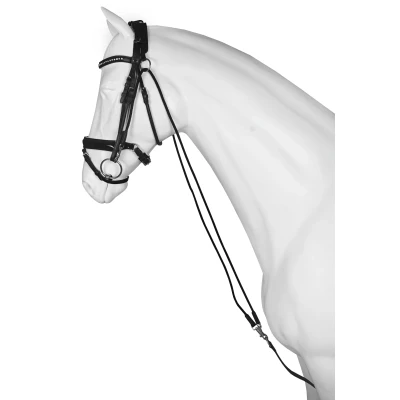 Image de Horka Martingale Noir/Argent Poney