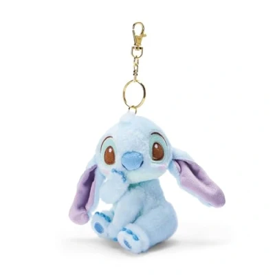 Image de Disney Store Official Peluche Porte clés Stitch, 11 cm/4&quot;, Alien Bleu avec Amovible, Convient aux Enfants à partir de 1 an