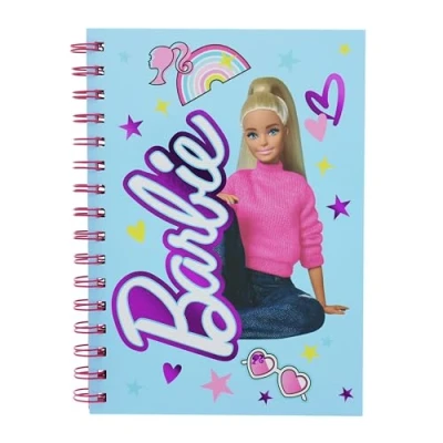 Image de Blueprint Collections Barbie A5 Notebook Writing Pad Notepad Notebooks Note pads book Back to School Supplies Stationery