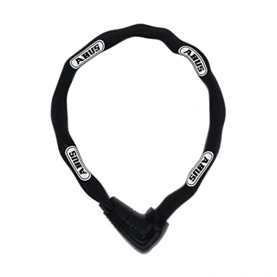 Image de ABUS Antivol à chaîne Steel O Chain 9808K de vélo avec cylindre XPlus pour éviter les manipulations niveau sécurité 11 épaisseur 8 mm longueur 110 cm noir