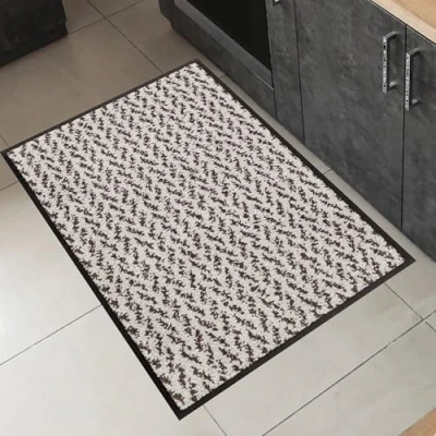 Image de wash+dry Duo Latte Tapis de Sol, Polyamide Dos : Caoutchouc Nitrile, Multicolore, 60x90cm