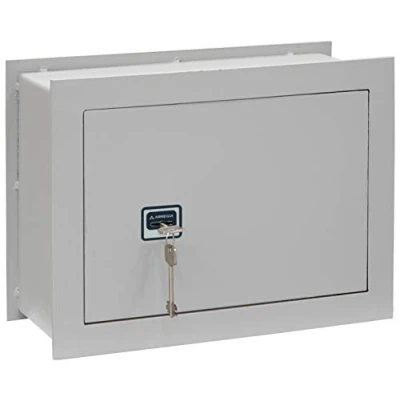 Image de ARREGUI Ideal 5 271340 coffre fort encastrable avec serrure à clé, de sécurité emmurer, mural pour la maison, facile d&#039;utilisation, moyen, 28 x 38 20 cm, 14 L