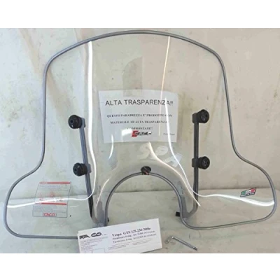 Image de Faco cod. 22365 Pare brise 4 saisons pour Piaggio Vespa GTS 125 250 300 IE Avec certification TUV