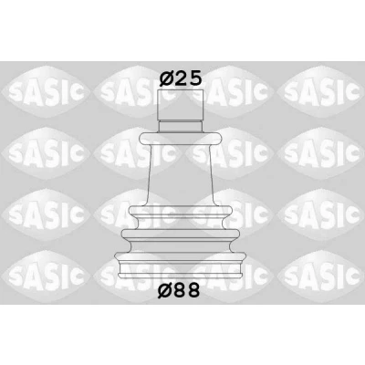 Image de SASIC 2933633 Soufflet De Cardan côté roue RENAULT: MASTER 1 Kasten, Trafic I Van, Bus, PEUGEOT: J9 Van