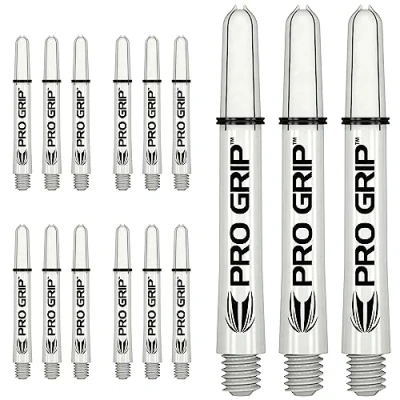 Image de Target Darts 5 x Jeux of Blanc Pro Grip Arbres à fléchettes Intermédiaire 15 po au Total