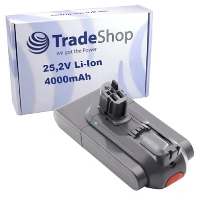 Image de Trade Shop Batterie Li ion 25,2 V/4000 mAh compatible avec les aspirateurs Dyson V11 Absolute Extra+, Torque Size, Complete Extra, 2020 Outsize, SV15, SV17