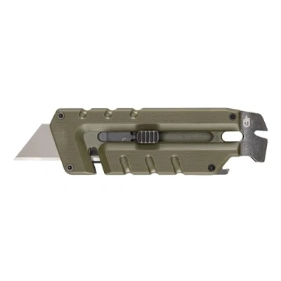 Image de Gerber Outil Polyvalent 8 Fonctions, Prybrid Utility G10, Couteau Multifonction avec Extrémité Levier et Coupe Ceinture, Vert, Acier inoxydable, 1069378