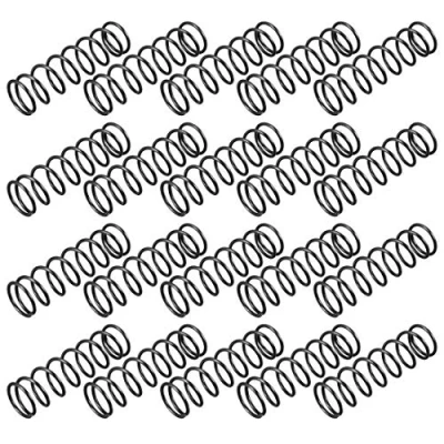 Image de sourcing map Ressort de Compression 1.2mm Fil Diamètre, 13mm OD, 45mm Libre Longueur Acier Extension Noir 10Pcs