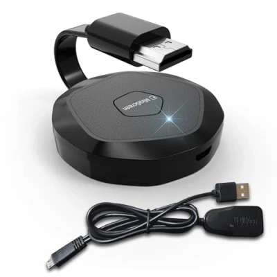 Image de Dongle HDMI sans Fil, Full HD Miracast d&#039;affichage WiFi 1080P Compatible Window/Mac/Android/iOS/Miracast/DLNA/Airplay, avec HDTV/Moniteur/Projekto