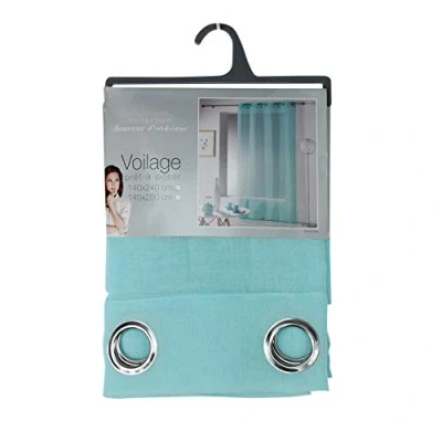 Image de douceur d&#039;interieur Panneau A Oeillets 140 x 280 CM ETAMINE Crash Telma Bleu, Polyester