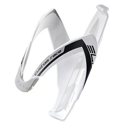 Image de ELITE Bc61681 Pièces de vélo Mixte, Blanc Brillant/Noir, Taille Unique
