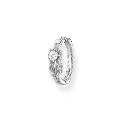 Image de THOMAS SABO Boucles d&#039;Oreille Femme Argent 925 Oxyde de Zirconium 32020354, taille unique, Verre, Pas gemme
