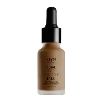 Image de NYX Professional Makeup Fond de Teint Liquide Total Control Drop, Dosage Précis, Couvrance Modulable, Tenue Longue Durée, Finit Mat, Teinte : Deep Rich