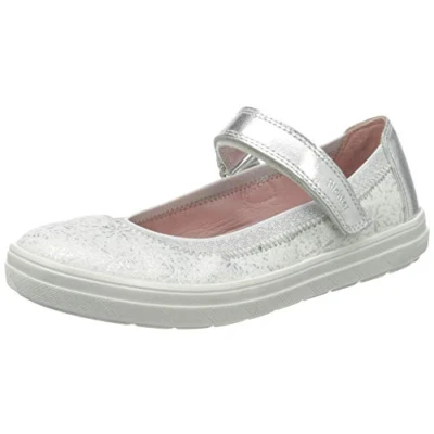 Image de Richter Kinderschuhe Ilva Basket, Blanc/Argent, 35 EU