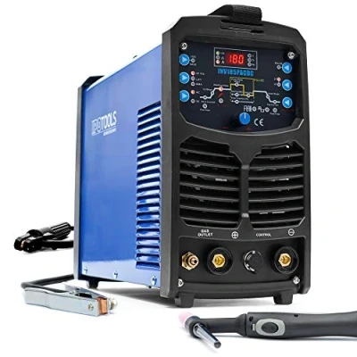 Image de IPOTOOLS TIG INV185PACDC Poste a souder arc avec 180A 230V IGBT, 3 en 1 TIG, MMA électrodes, de Soudage Portable, garantie 7 ans