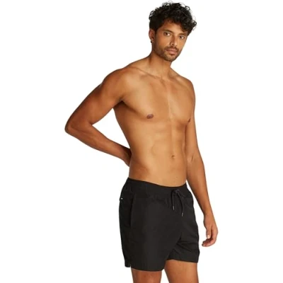 Image de Calvin Klein Slip de Bain Homme Medium Drawstring avec Cordon Serrage, Noir (Pvh Black), XL