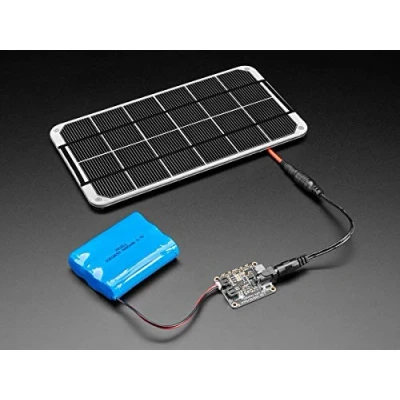 Image de Adafruit Chargeur universel USB/DC/Solar Lithium Ion/Polymère, 1000 mA, 5 V, pour batteries