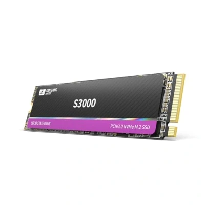 Image de SAN ZANG MASTER NVMe SSD M.2 1 To PCIe Gen3x4 2280 interne, jusqu&#039;à 3500 Mo/s en lecture, cache SLC 3D NAND Flash, compatible avec ordinateur portable et PC de bureau, S3000
