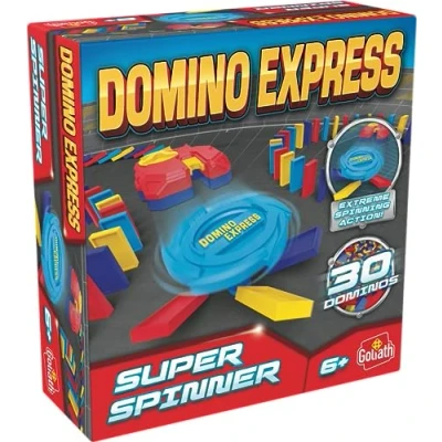 Image de Domino Express Super Spinner Jeu de Construction A partir 6 Ans Courses Dominos Deviens le Roi La Cascade Jouer Seul, en Famille ou entre Amis 1 joueur et plus